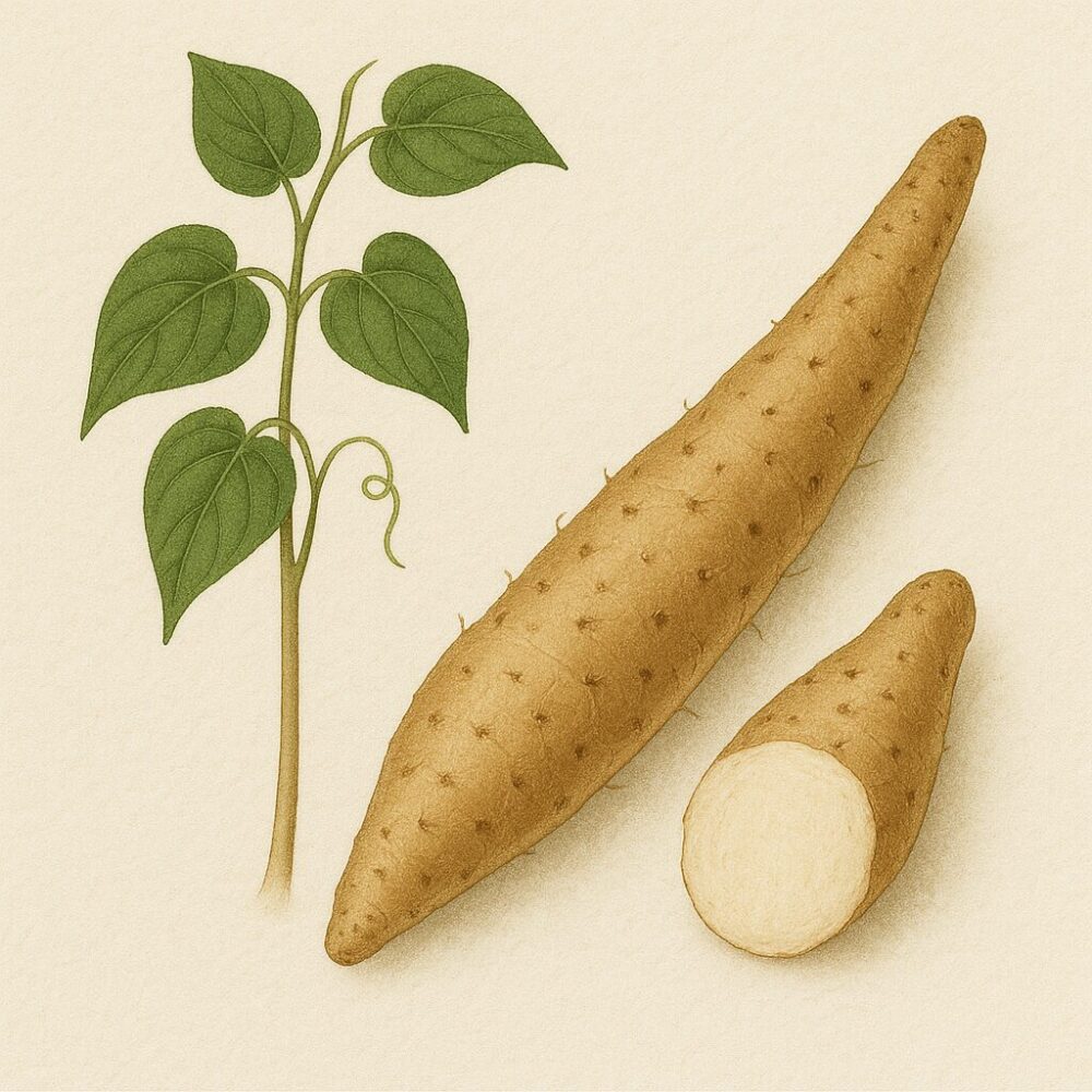 山薬(Dioscorea japonica)