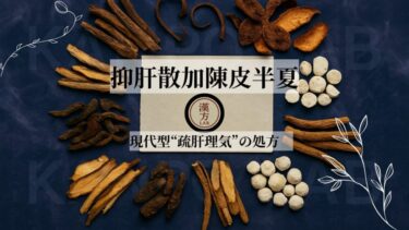 抑肝散加陳皮半夏｜怒り・興奮・神経過敏に対応する現代型“疏肝理気”の処方