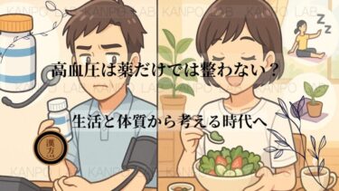 高血圧は薬だけでは整わない？生活と体質から考える時代へ