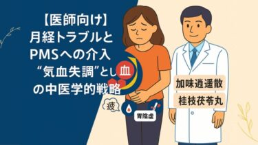 【医師向け】月経トラブルとPMSへの介入──“気血失調”としての中医学的戦略