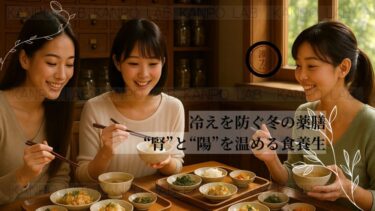 冷えを防ぐ冬の薬膳｜“腎”と“陽”を温める食養生