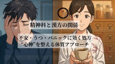 🧠精神科と漢方の関係｜不安・うつ・パニックに効く処方と“心神”を整える体質アプローチ