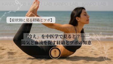 【症状別に見る経絡とツボシリーズ｜第4回】：「冷え」を中医学で見ると？──陽気と血流を促す経絡とツボの知恵