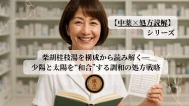 【中薬×処方読解：第10回】柴胡桂枝湯を構成から読み解く─少陽と太陽を“和合”する調和の処方戦略